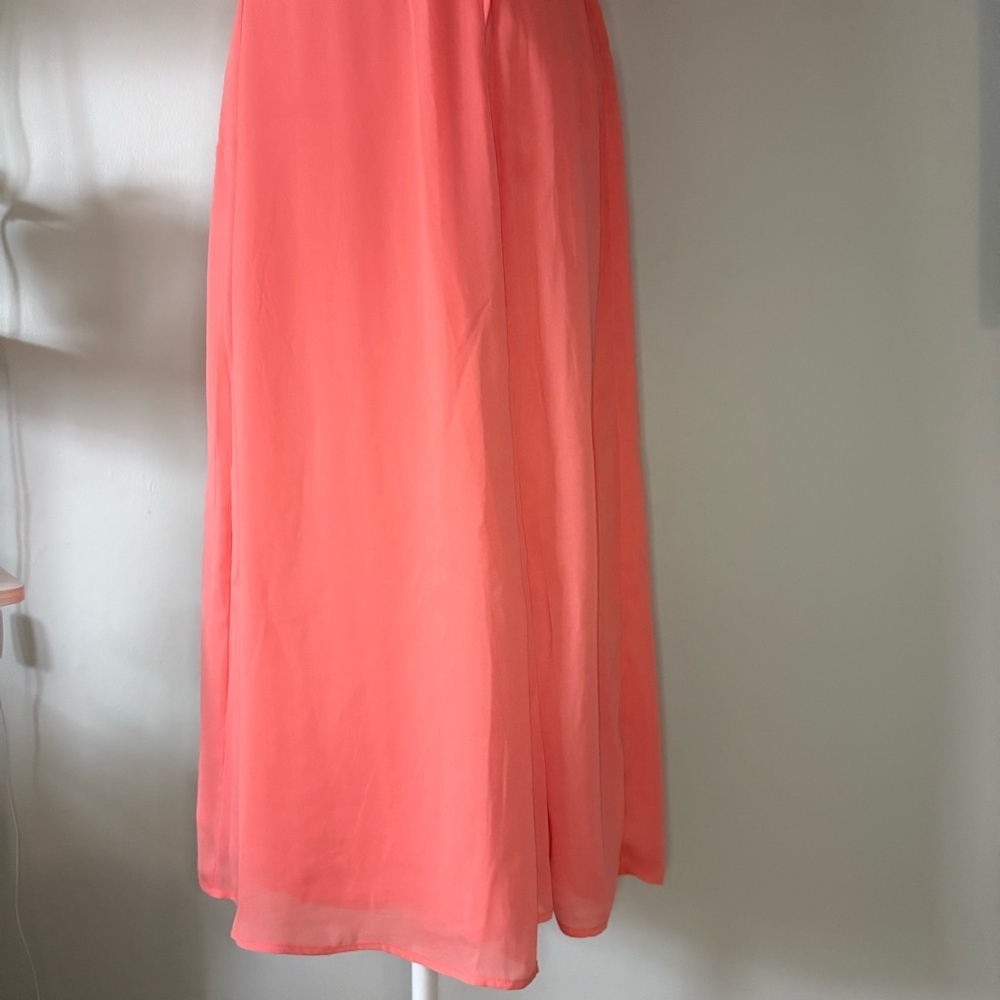 NWT Abercrombie & Fitch Coral Wrap Midi Dress Women’s Small Feminine - Picture 4 of 16